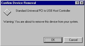 Confirm Device Removal